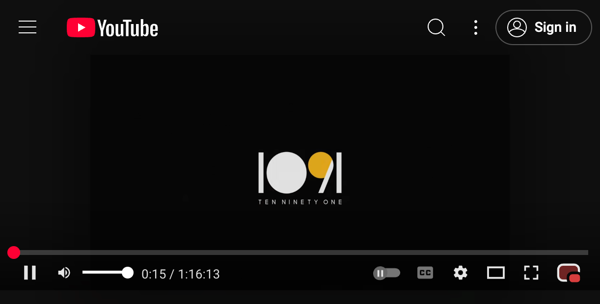 CinePiP: Picture in Picture Extension for YouTube